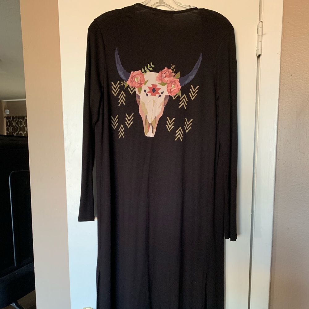 Bull Skull Cardigan